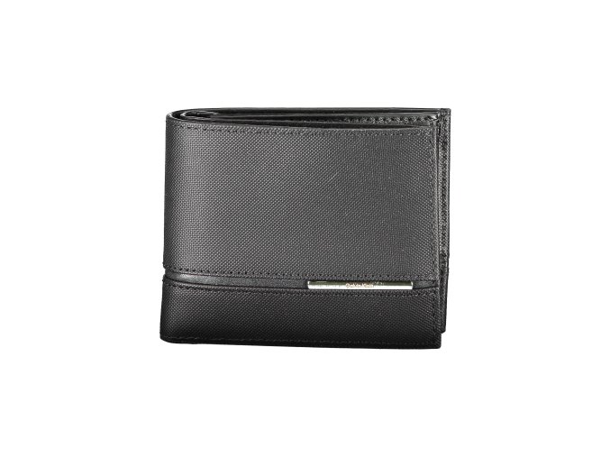 Praktická Pánska Peňaženka CALVIN KLEIN 12X9X2cm Čierna (Velkost UNI, Farba Čierna)