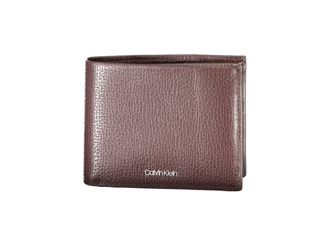 Praktická Pánska Peňaženka CALVIN KLEIN 13X10X2cm Hnedá (Velkost UNI, Farba Hnedá)