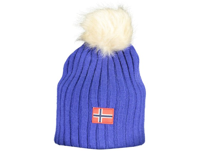 Štýlová Dámska Čiapka NORWAY 1963 Modrá (Velkost UNI, Farba Modrá)