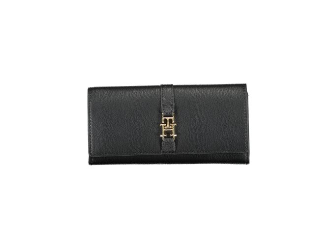 Praktická Dámska Peňaženka TOMMY HILFIGER 20X10X5cm Čierna (Velkost UNI, Farba Čierna)