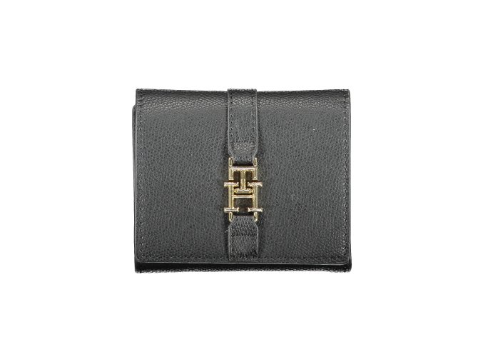 Praktická Dámska Peňaženka TOMMY HILFIGER 12X9X4cm Čierna (Velkost UNI, Farba Čierna)
