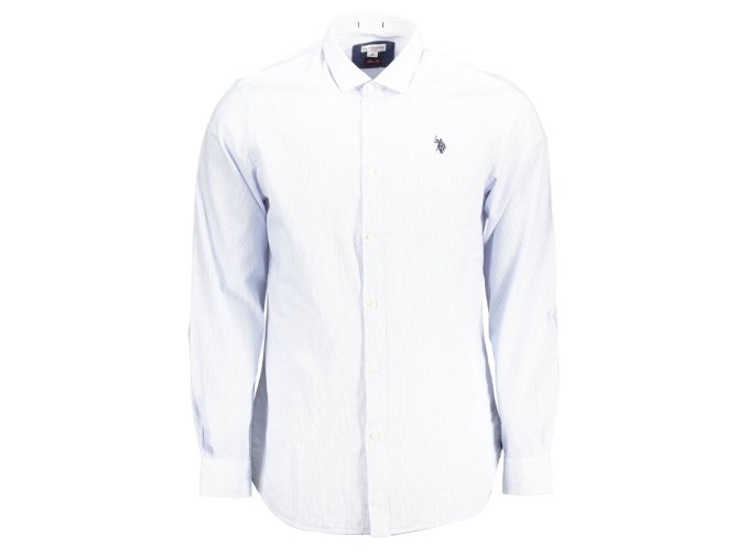 Elegantná Pánska Košeľa U.S. POLO Modrá (Velkost 2XL, Farba Modrá)