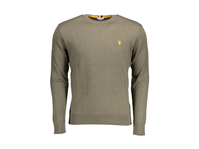 Elegantný Pánsky Pulóver U.S. POLO Zelená (Velkost 3XL, Farba Zelená)