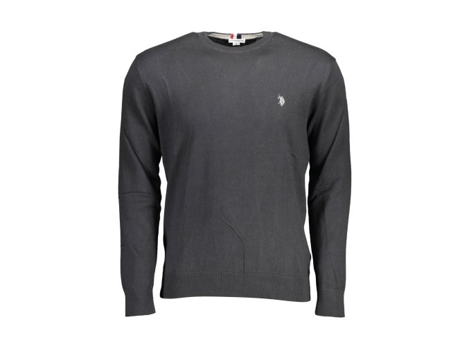 Elegantný Pánsky Pulóver U.S. POLO Čierna (Velkost 3XL, Farba Čierna)