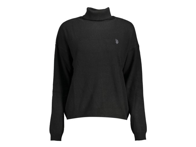 Štýlový Dámsky Rolák U.S. POLO Čierna (Velkost XL, Farba Čierna)