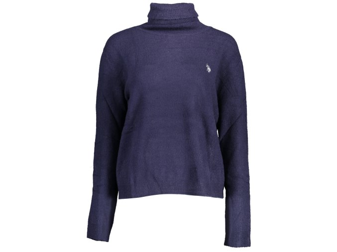 Elegantný Dámsky Sveter U.S. POLO Modrá (Velkost 2XL, Farba Modrá)
