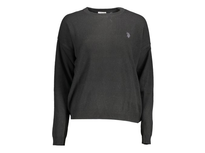 Elegantný Dámsky Pulóver U.S. POLO Čierna (Velkost XL, Farba Čierna)