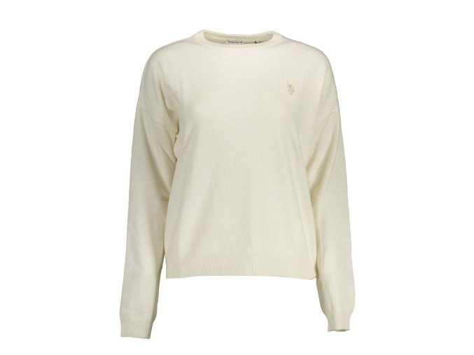 Elegantný Dámsky Pulóver U.S. POLO Biela (Velkost 2XL, Farba Biela)