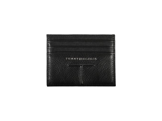 Praktická Pánska Peňaženka TOMMY HILFIGER 11X8X1cm Čierna (Velkost UNI, Farba Čierna)