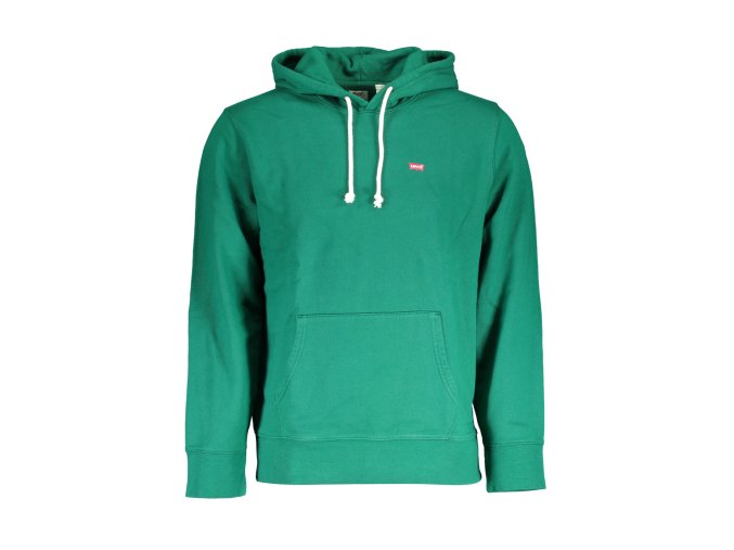 Športová Pánska Mikina bez zipsu LEVI'S Zelená (Velkost 2XL, Farba Zelená)