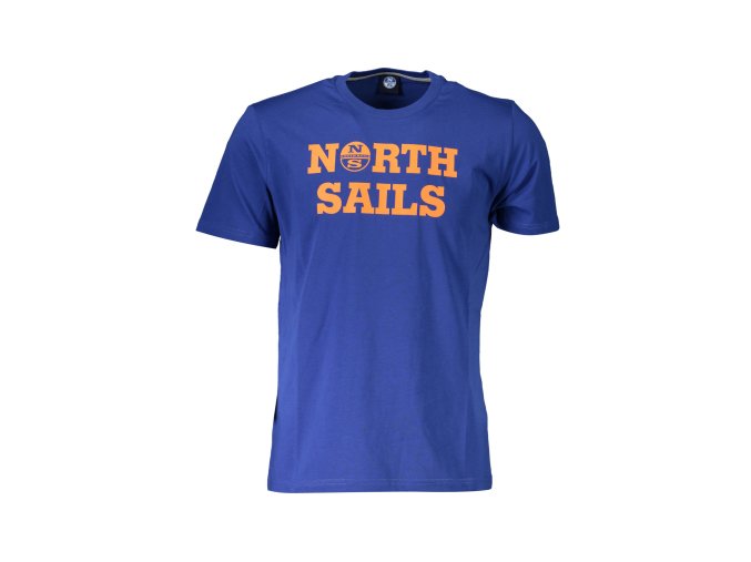 Štýlové Pánske Tričko s krátkym rukávom NORTH SAILS Modrá (Velkost 2XL, Farba Modrá)
