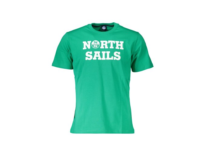 Štýlové Pánske Tričko s krátkym rukávom NORTH SAILS Zelená (Velkost 2XL, Farba Zelená)