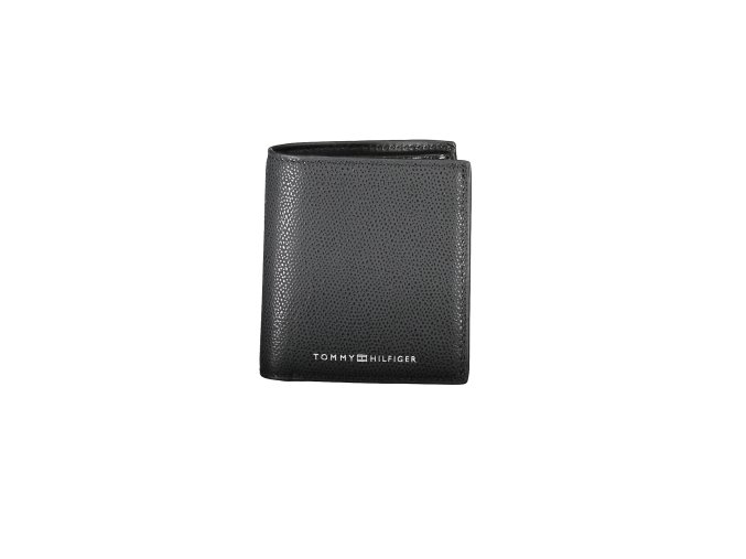 Praktická Pánska Peňaženka TOMMY HILFIGER 9X10X2cm Čierna (Velkost UNI, Farba Čierna)