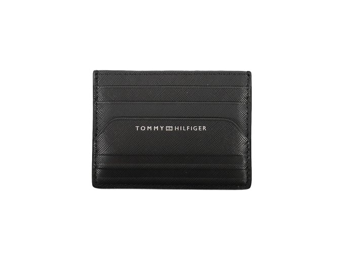 Praktická Pánska Peňaženka TOMMY HILFIGER 10X8X0cm Čierna (Velkost UNI, Farba Čierna)