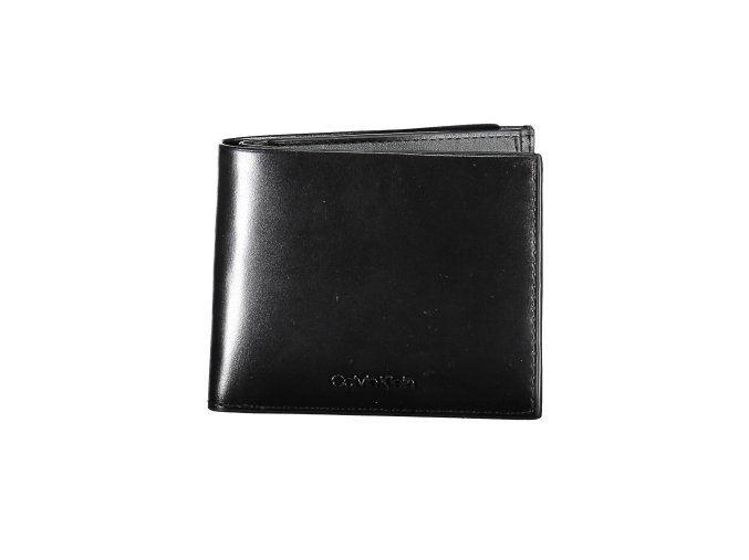 Praktická Pánska Peňaženka CALVIN KLEIN 11X9X2cm Čierna (Velkost UNI, Farba Čierna)