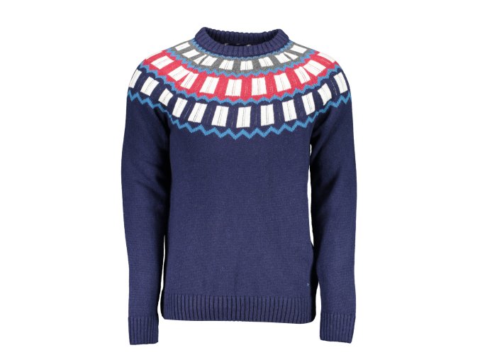 Elegantný Pánsky Sveter GANT Modrá (Velkost 2XL, Farba Modrá)