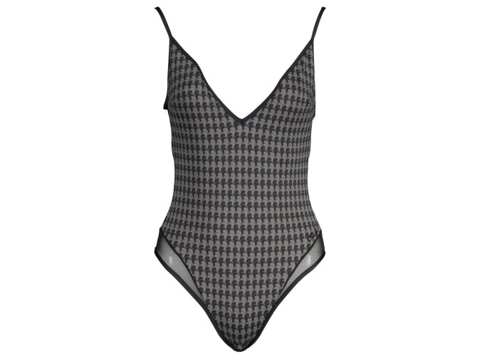 Štýlové Dámske Jednodielne Plavky KARL LAGERFELD BEACHWEAR Čierna (Velkost XS, Farba Čierna)