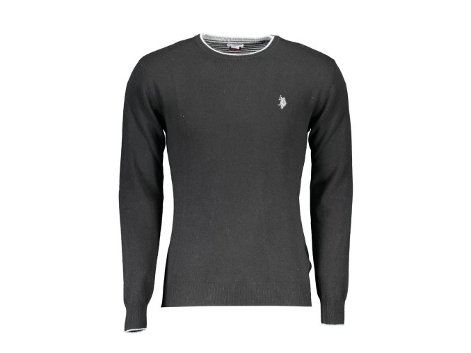 Elegantný Pánsky Sveter U.S. POLO Čierna (Velkost 2XL, Farba Čierna)