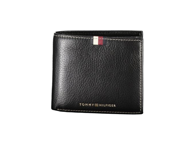 Praktická Pánska Peňaženka TOMMY HILFIGER 12.0X10.0X2.0cm Čierna (Velkost UNI, Farba Čierna)