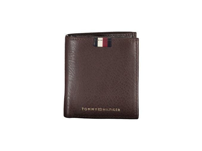 Praktická Pánska Peňaženka TOMMY HILFIGER 9.0X9.0X2.0cm Hnedá (Velkost UNI, Farba Hnedá)