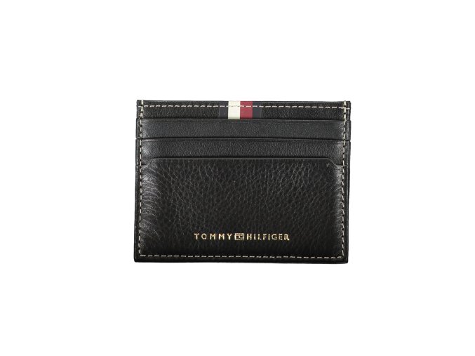 Praktická Pánska Peňaženka TOMMY HILFIGER 10.0X8.0X1.0cm Čierna (Velkost UNI, Farba Čierna)