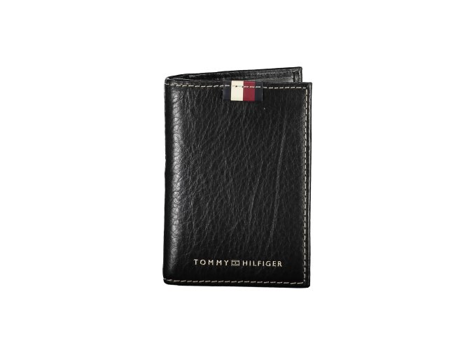 Praktická Pánska Peňaženka TOMMY HILFIGER 8.0X10.0X2.0cm Čierna (Velkost UNI, Farba Čierna)