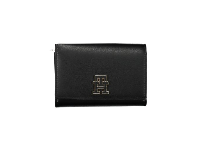 Praktická Dámska Peňaženka TOMMY HILFIGER 3.0X9.0X13.0cm Čierna (Velkost UNI, Farba Čierna)