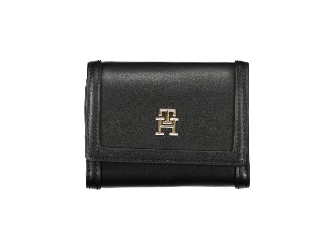 Praktická Dámska Peňaženka TOMMY HILFIGER 12.0X10.0X3.0cm Čierna (Velkost UNI, Farba Čierna)