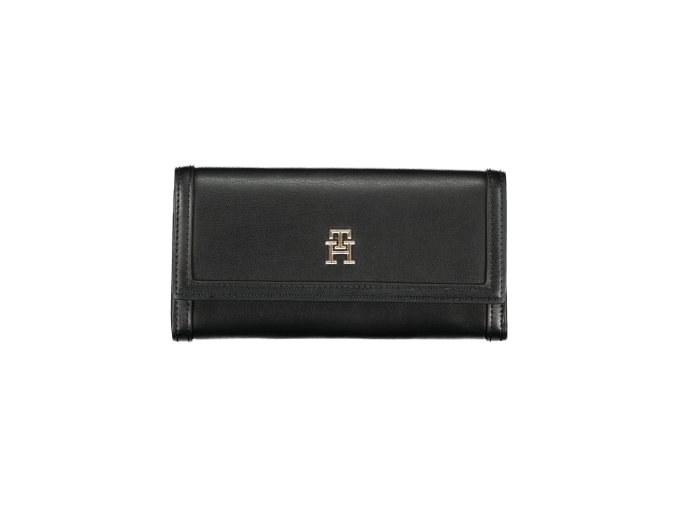 Praktická Dámska Peňaženka TOMMY HILFIGER 19.0X10.0X3.0cm Čierna (Velkost UNI, Farba Čierna)