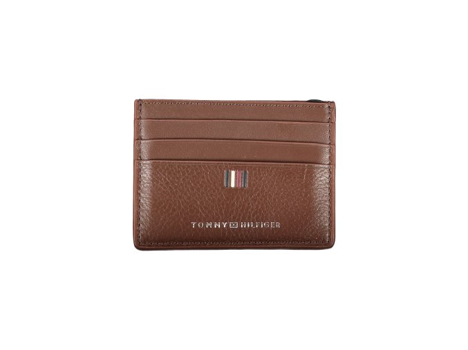 Praktická Pánska Peňaženka TOMMY HILFIGER 10.0X7.0X1.0cm Hnedá (Velkost UNI, Farba Hnedá)