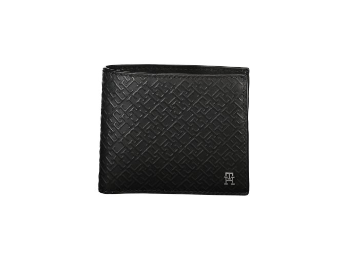 Praktická Pánska Peňaženka TOMMY HILFIGER 11.0X10.0X2.0cm Čierna (Velkost UNI, Farba Čierna)