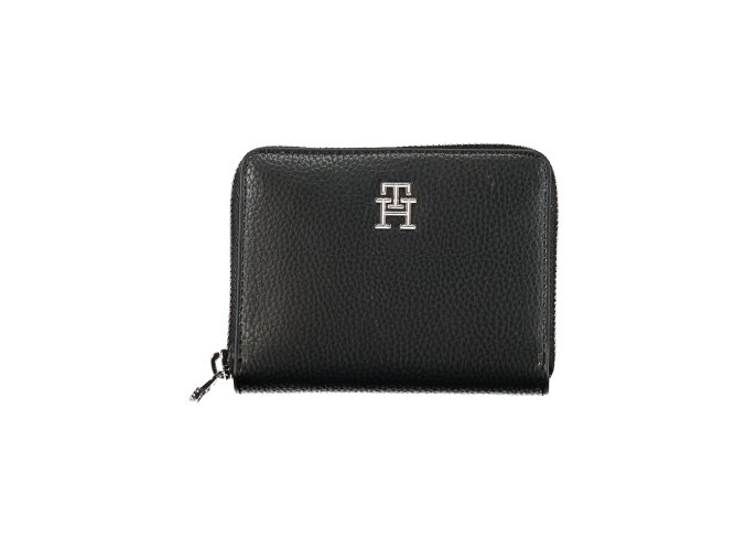 Praktická Dámska Peňaženka TOMMY HILFIGER 13.0X10.0X3.0cm Čierna (Velkost UNI, Farba Čierna)