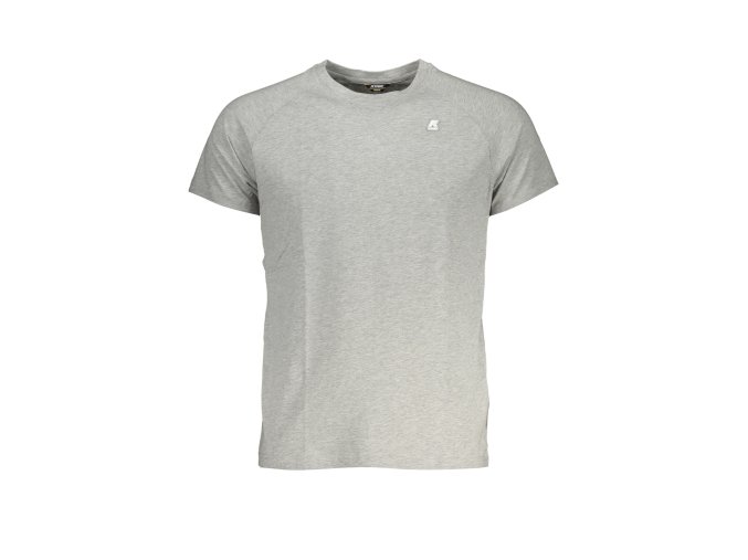Štýlové Pánske Tričko s krátkym rukávom K-WAY Šedá (Velkost 2XL, Farba Šedá)