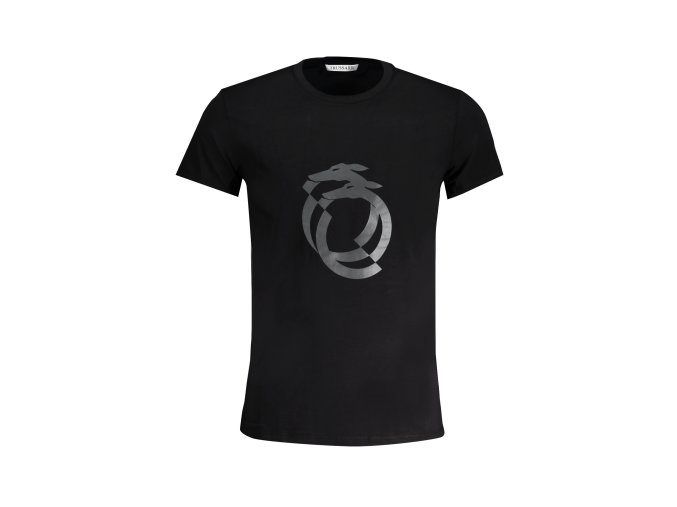 Štýlové Pánske Tričko s krátkym rukávom TRUSSARDI Čierna (Velkost 2XL, Farba Čierna)