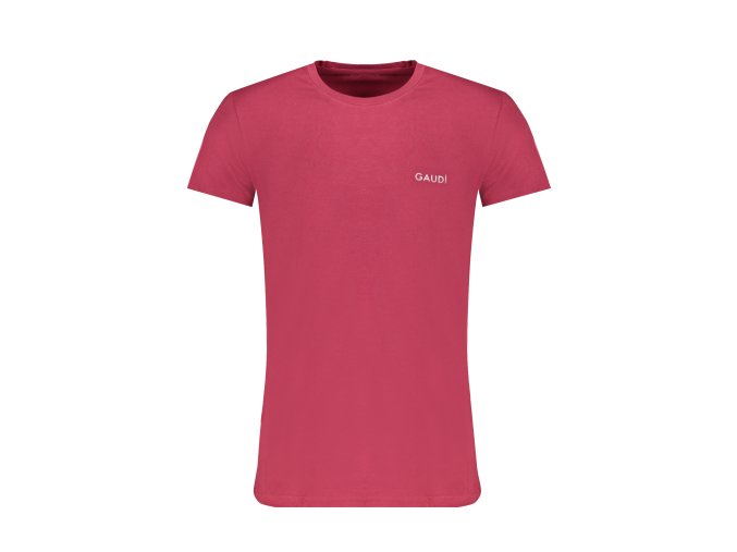 Štýlové Pánske Tričko s krátkym rukávom GAUDÌ Červená (Velkost 2XL, Farba Červená)