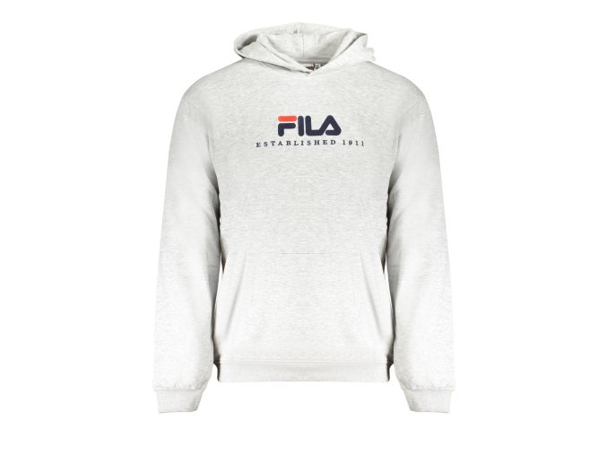 Športová Pánska Mikina bez zipsu FILA Šedá (Velkost S, Farba Šedá)