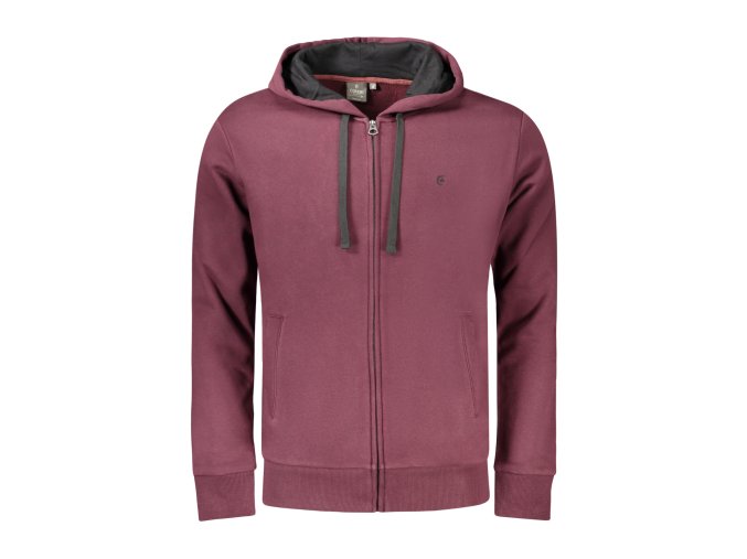 Športová Pánska Mikina so zipsom COVERI MOVING Červená (Velkost 2XL, Farba Červená)