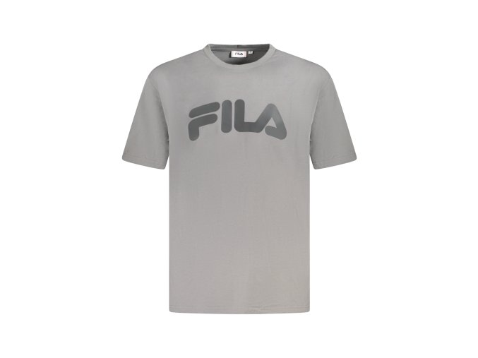 Štýlové Pánske Tričko s krátkym rukávom FILA Šedá (Velkost 2XL, Farba Šedá)
