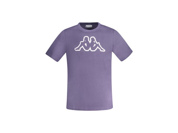 Štýlové Pánske Tričko s krátkym rukávom KAPPA Modrá (Velkost 2XL, Farba Modrá)