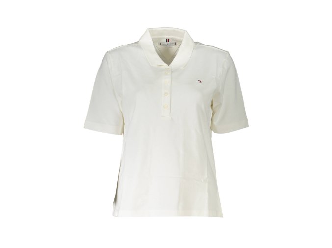 Športová Dámska Polokošeľa TOMMY HILFIGER Biela (Velkost XS, Farba Biela)
