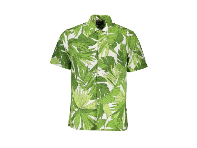 Elegantná Pánska Košeľa GANT Zelená (Velkost 2XL, Farba Zelená)