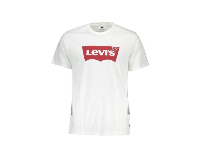 Štýlové Pánske Tričko s krátkym rukávom LEVI'S Biela (Velkost XL, Farba Biela)
