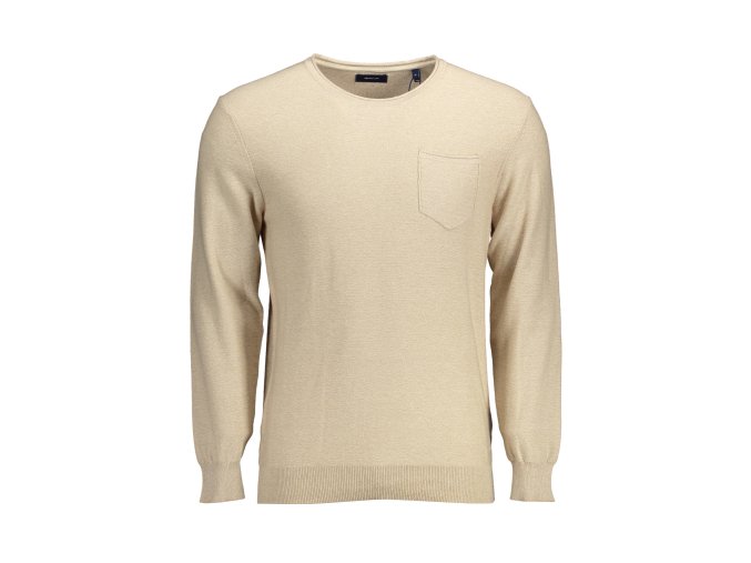 Elegantný Pánsky Pulóver GANT Bežová (Velkost 2XL, Farba Bežová)