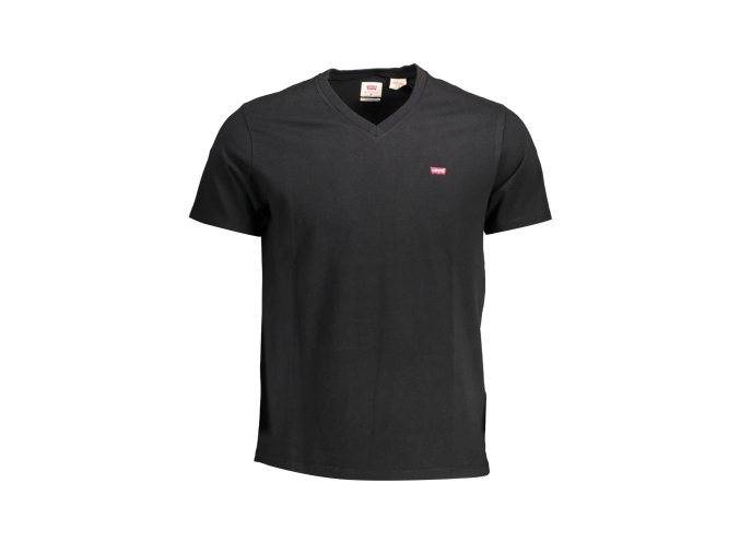 Štýlové Pánske Tričko s krátkym rukávom LEVI'S Čierna (Velkost S, Farba Čierna)