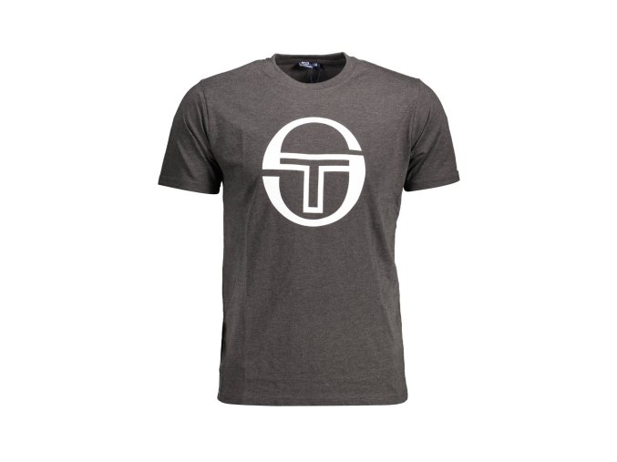 Štýlové Pánske Tričko s krátkym rukávom SERGIO TACCHINI Šedá (Velkost XL, Farba Šedá)
