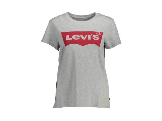 Štýlové Dámske Tričko s krátkym rukávom LEVI'S Šedá (Velkost XS, Farba Šedá)