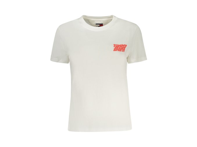 Štýlové Dámske Tričko s krátkym rukávom TOMMY HILFIGER Bežová (Velkost XL, Farba Bežová)