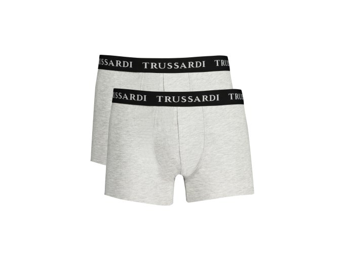 Pohodlné Pánske Boxerky TRUSSARDI Šedá (Velkost XL, Farba Šedá)