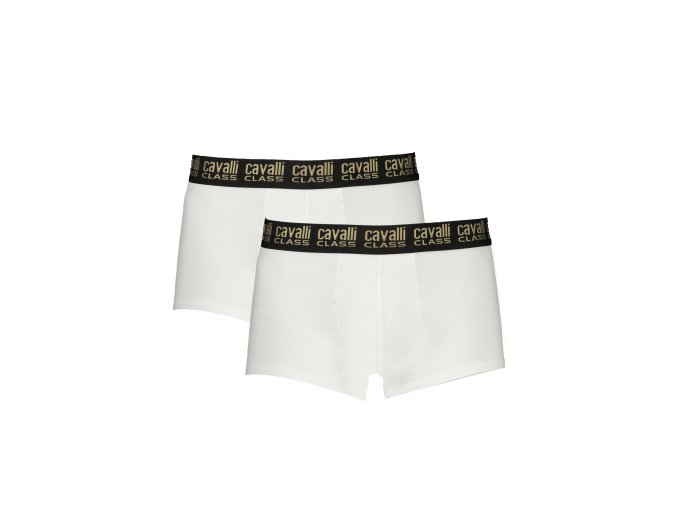 Pohodlné Pánske Boxerky CAVALLI CLASS Biela (Velkost 2XL, Farba Biela)