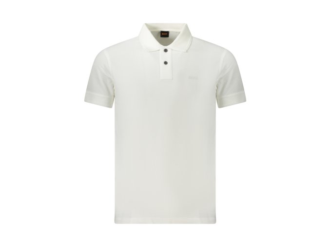 Športová Pánska Polokošeľa BOSS Biela (Velkost 2XL, Farba Biela)